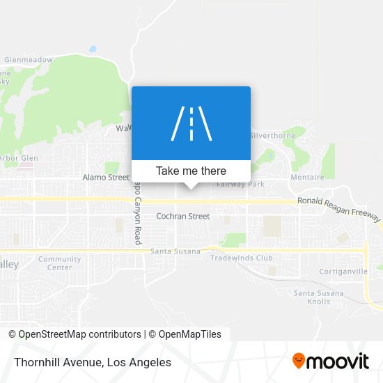 Thornhill Avenue map