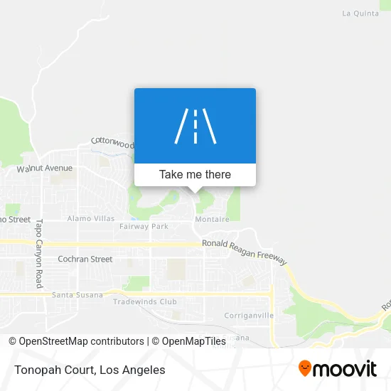 Tonopah Court map