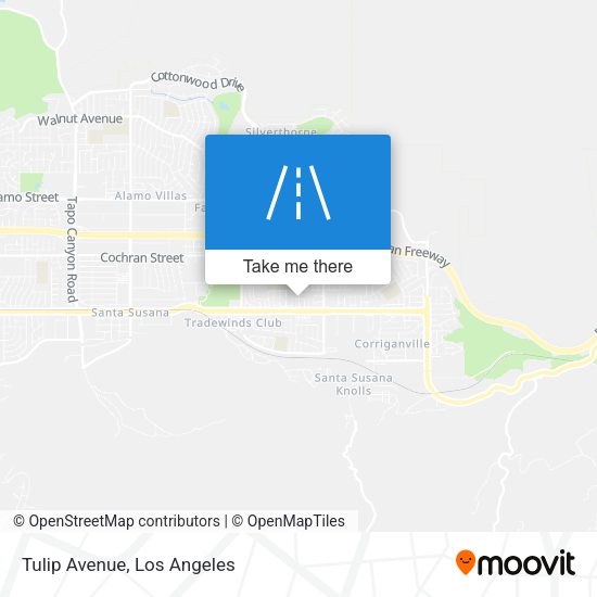 Mapa de Tulip Avenue