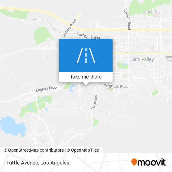 Tuttle Avenue map