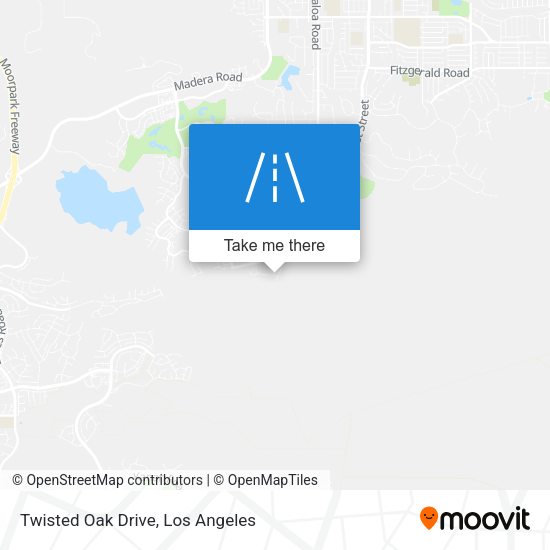 Twisted Oak Drive map