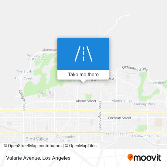 Mapa de Valarie Avenue