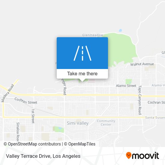 Mapa de Valley Terrace Drive