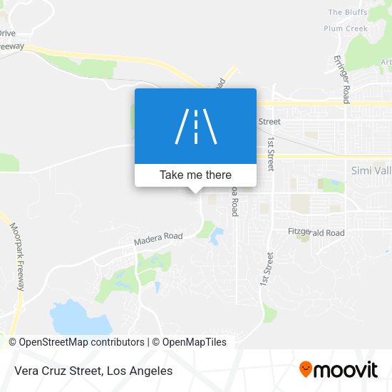 Vera Cruz Street map