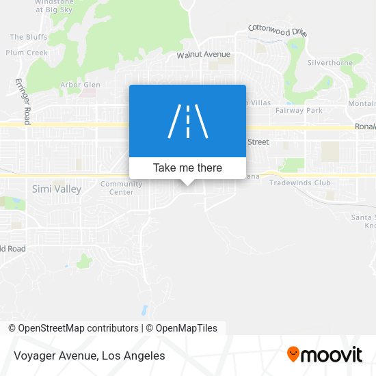 Mapa de Voyager Avenue