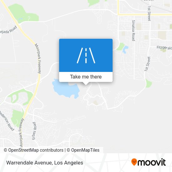 Warrendale Avenue map