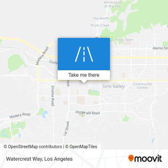 Mapa de Watercrest Way