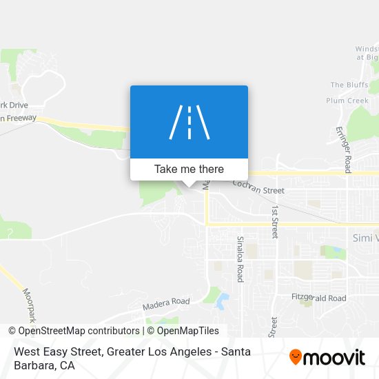 Mapa de West Easy Street