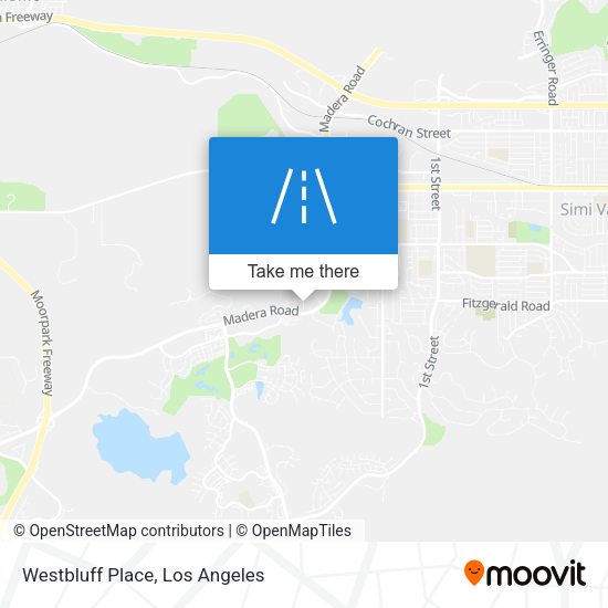 Westbluff Place map