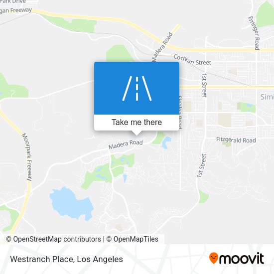 Westranch Place map