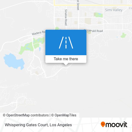 Whispering Gates Court map