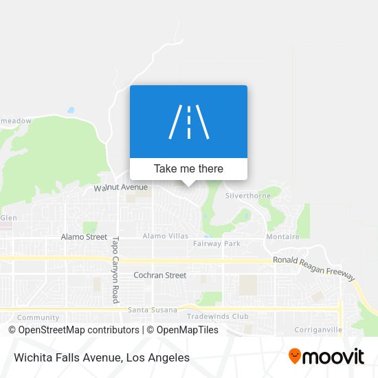 Wichita Falls Avenue map