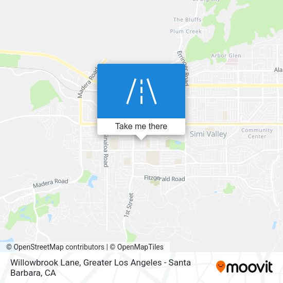 Mapa de Willowbrook Lane