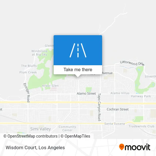 Mapa de Wisdom Court