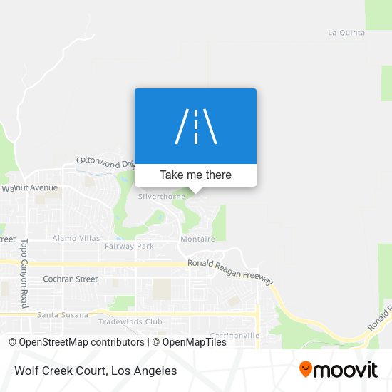 Mapa de Wolf Creek Court