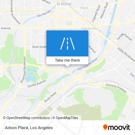 Mapa de Adson Place