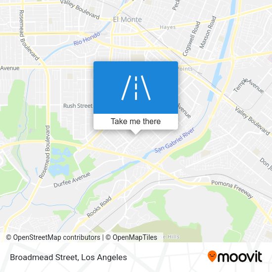 Mapa de Broadmead Street
