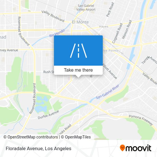 Floradale Avenue map