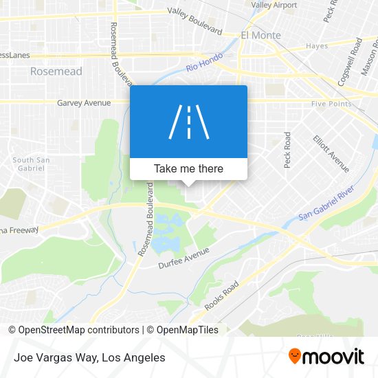 Mapa de Joe Vargas Way
