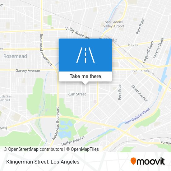 Klingerman Street map