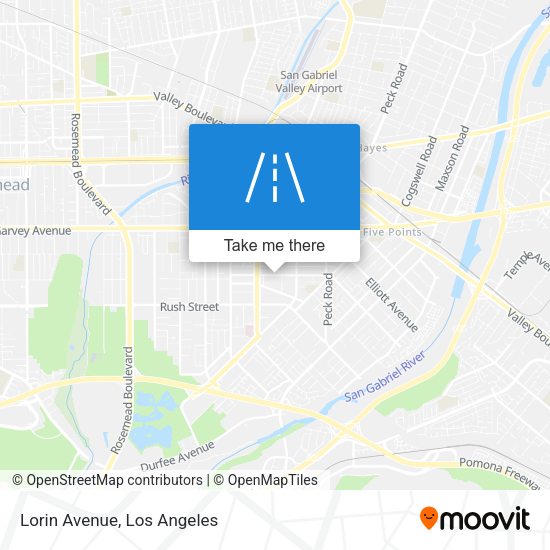 Mapa de Lorin Avenue