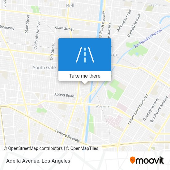 Mapa de Adella Avenue