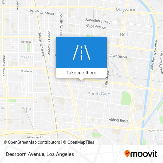 Mapa de Dearborn Avenue