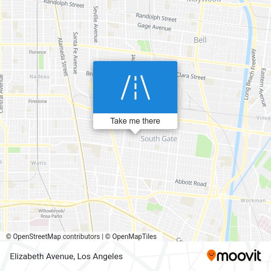 Mapa de Elizabeth Avenue