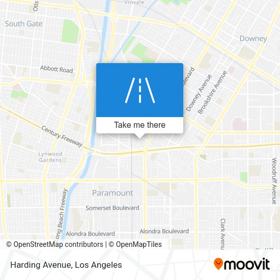 Mapa de Harding Avenue