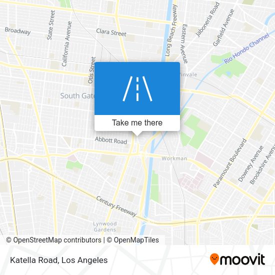Mapa de Katella Road