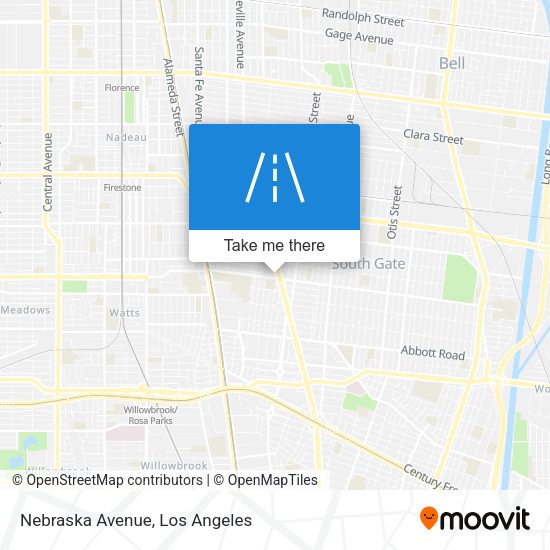 Mapa de Nebraska Avenue