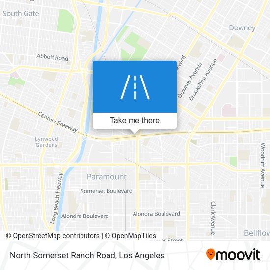 North Somerset Ranch Road map