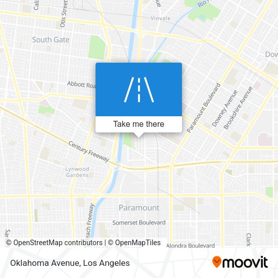 Oklahoma Avenue map