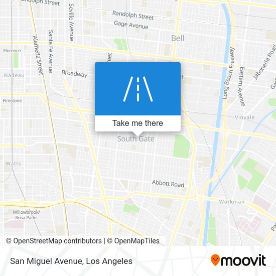 Mapa de San Miguel Avenue