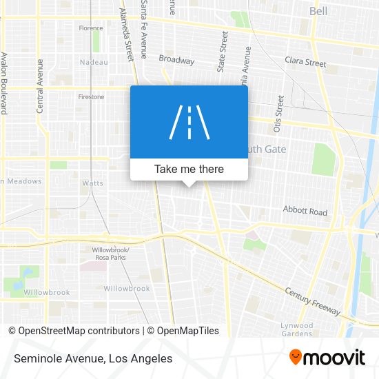 Mapa de Seminole Avenue