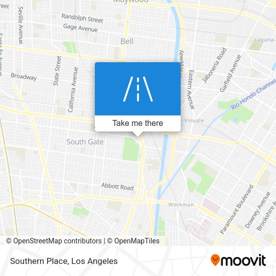 Mapa de Southern Place