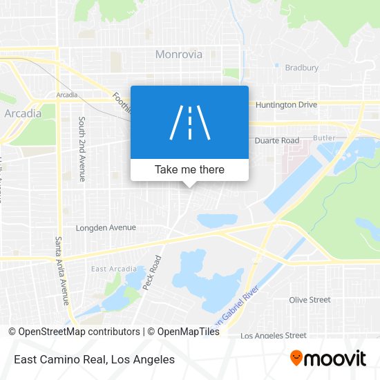 East Camino Real map