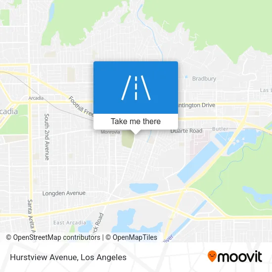 Hurstview Avenue map
