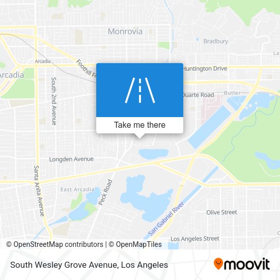 South Wesley Grove Avenue map