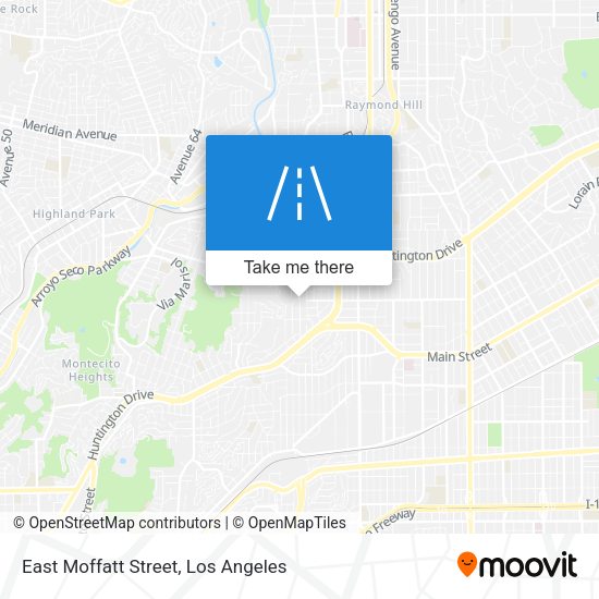 East Moffatt Street map