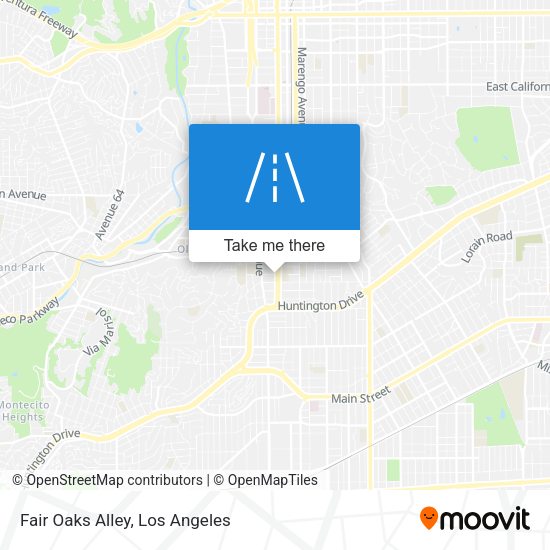 Fair Oaks Alley map