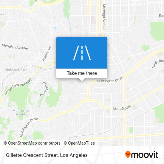 Mapa de Gillette Crescent Street