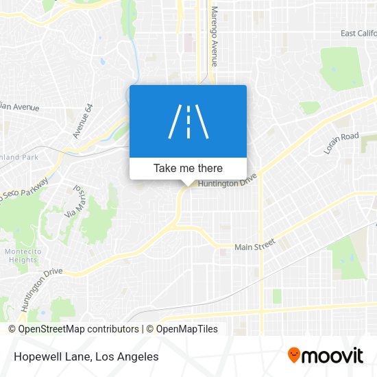 Mapa de Hopewell Lane