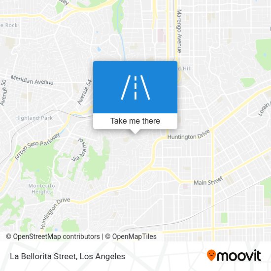 Mapa de La Bellorita Street