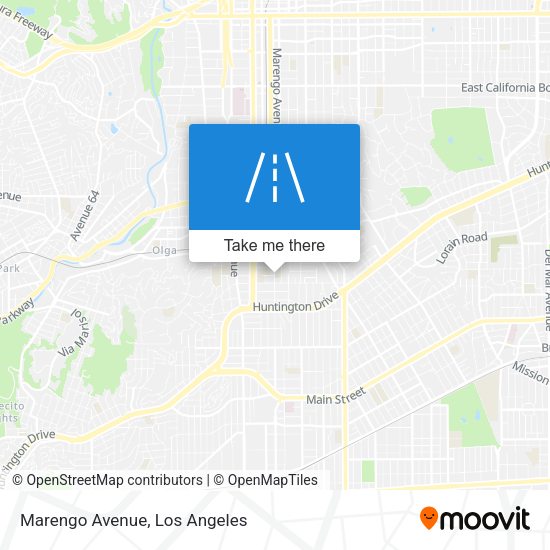Mapa de Marengo Avenue