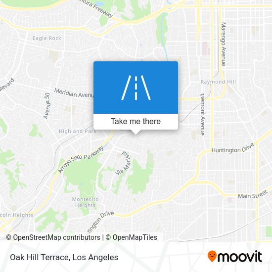 Oak Hill Terrace map