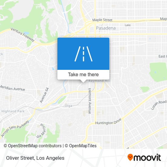Mapa de Oliver Street