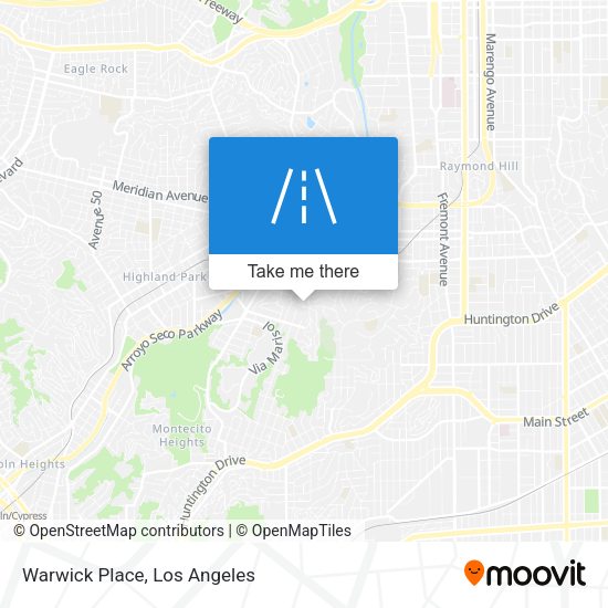 Mapa de Warwick Place