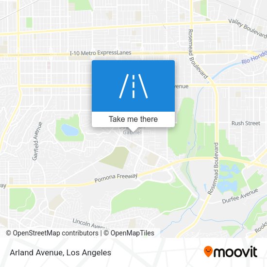 Mapa de Arland Avenue