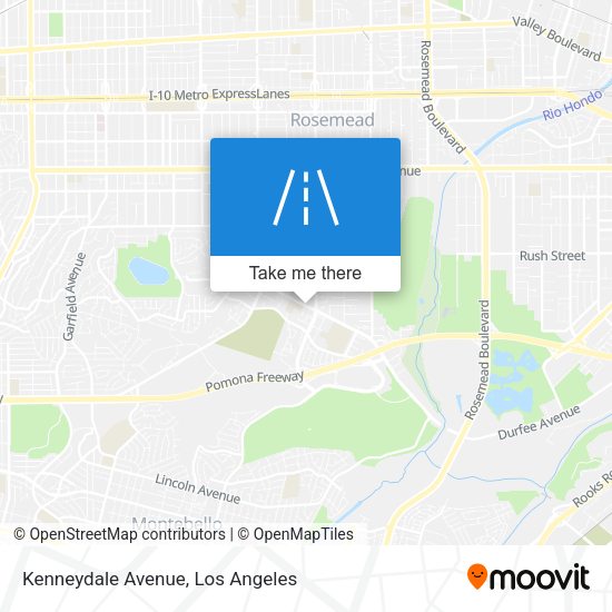 Kenneydale Avenue map